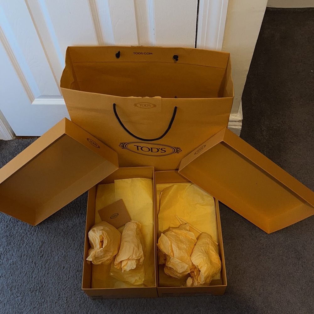 Tod’s boxes empty